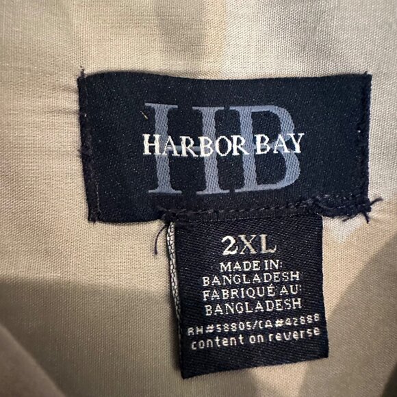 Harbor Bay Gray Casual Button Down Shirt - Picture 5 of 7
